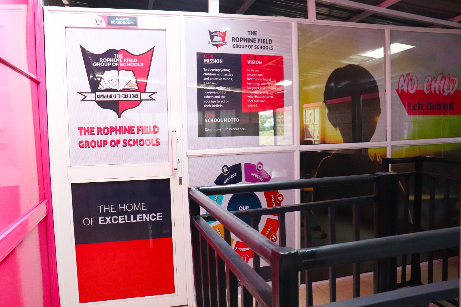 The RFGoS Unveils the NO CHILD LEFT BEHIND CENTRE