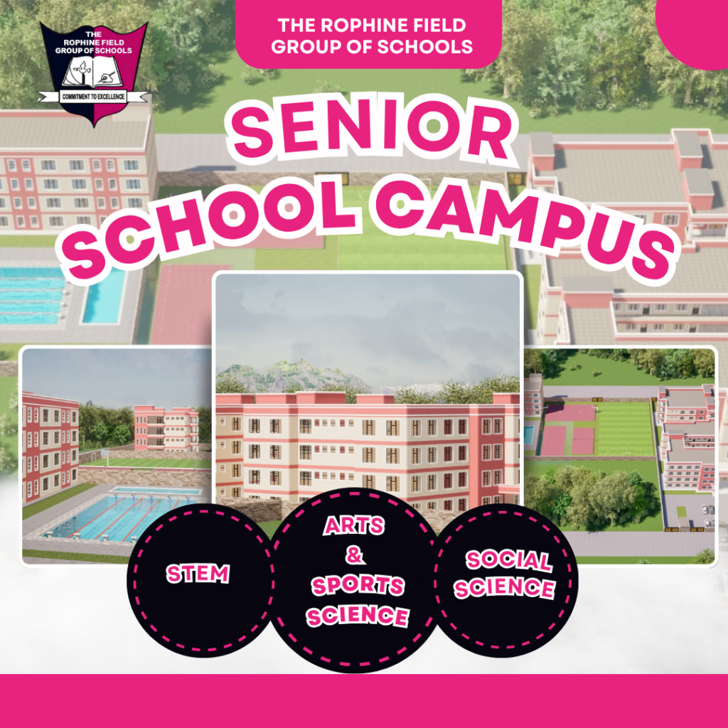 Welcome to the Rophine Field Group of Schools – Senior School- a group of buildings with pools and trees, Rophine Field Group of Schools – Senior School